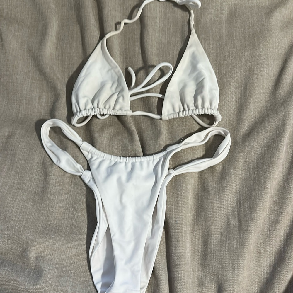 Bamba Swim white bikini